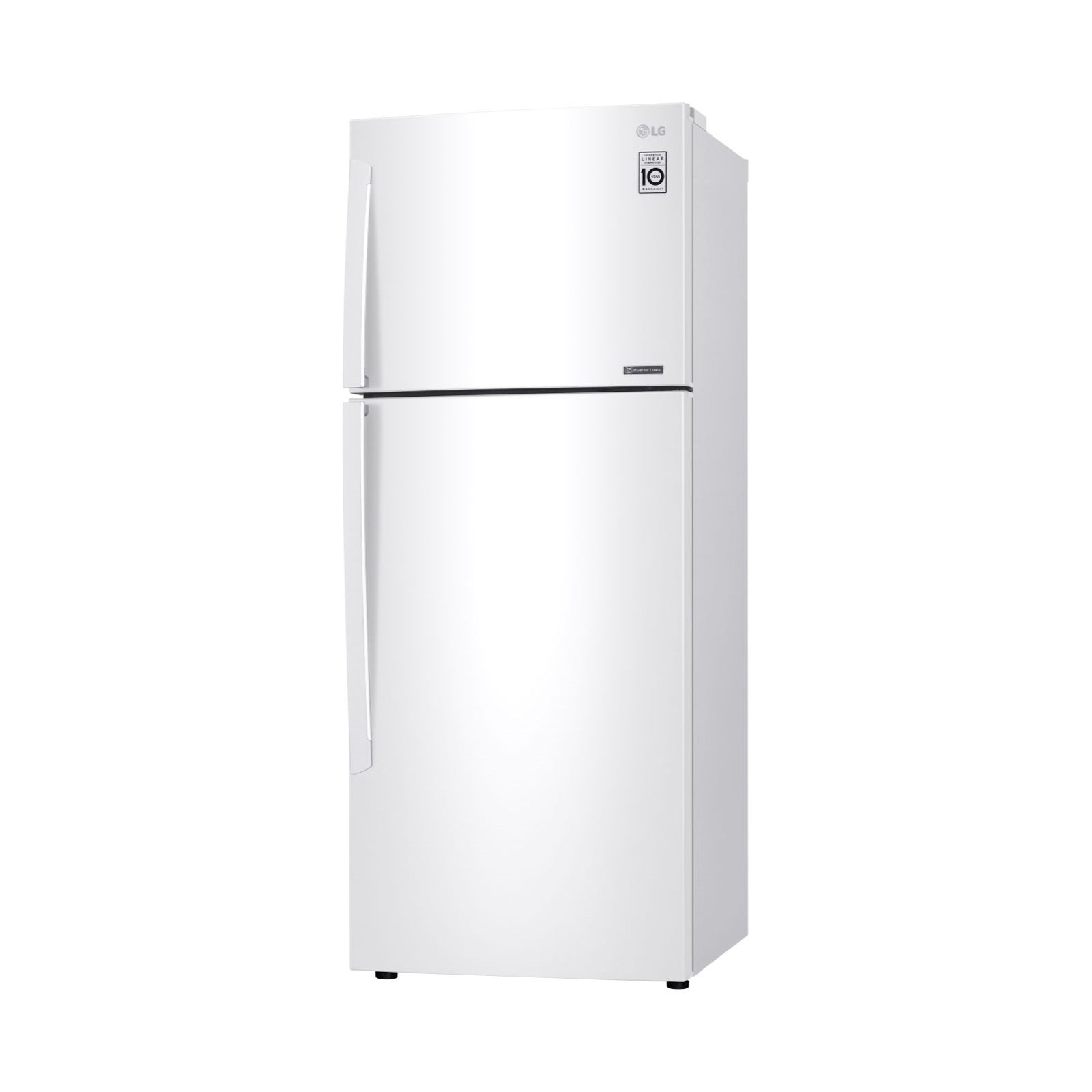 LG 22 CFT Refrigerator 2 Doors Top Mount - White(BU)