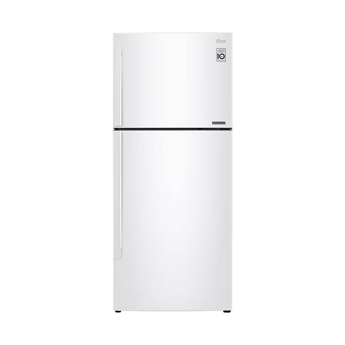 LG 22 CFT Refrigerator 2 Doors Top Mount - White(BU)