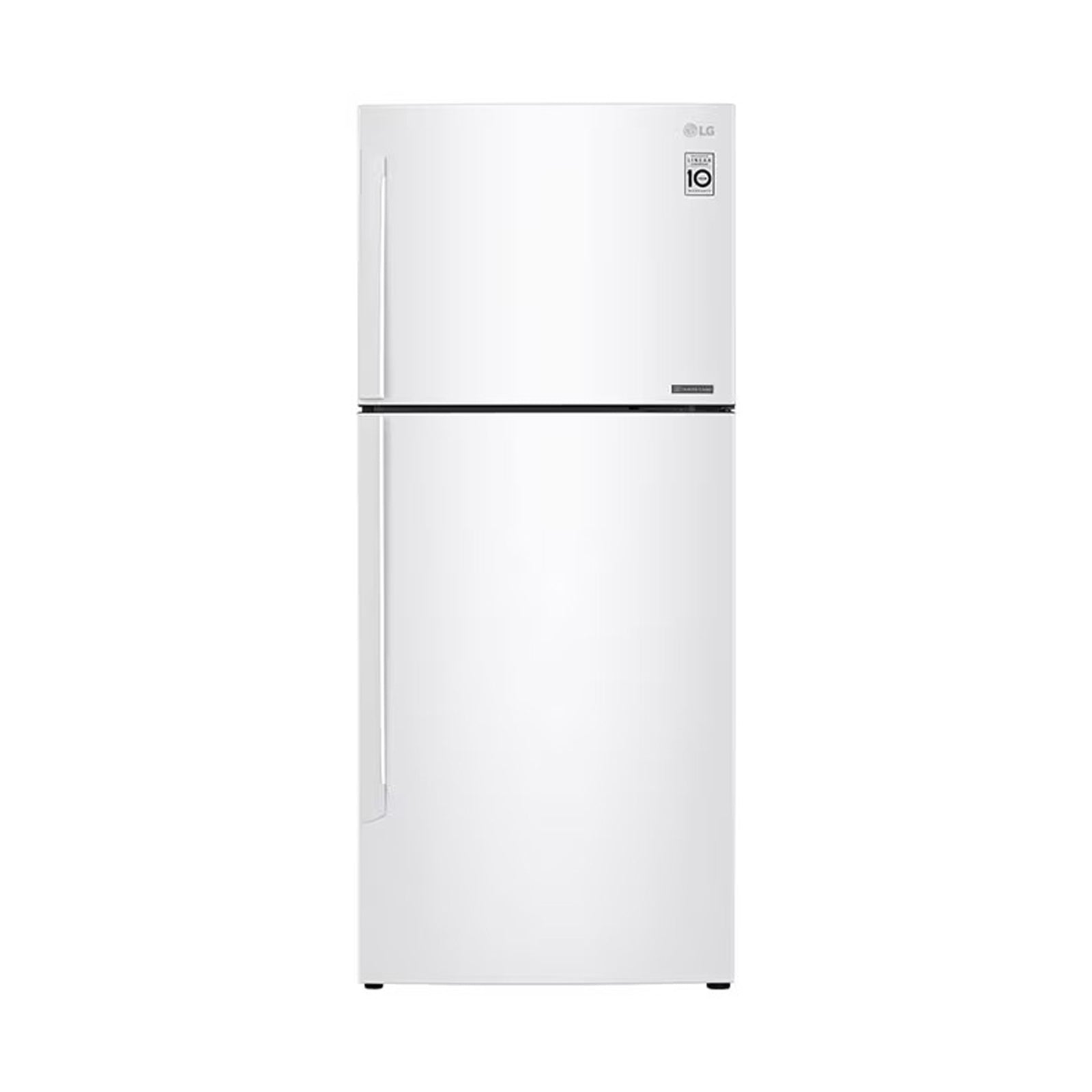 LG 22 CFT Refrigerator 2 Doors Top Mount - White(BU)