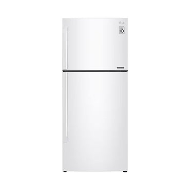 LG 22 CFT Refrigerator 2 Doors Top Mount - White(BU)