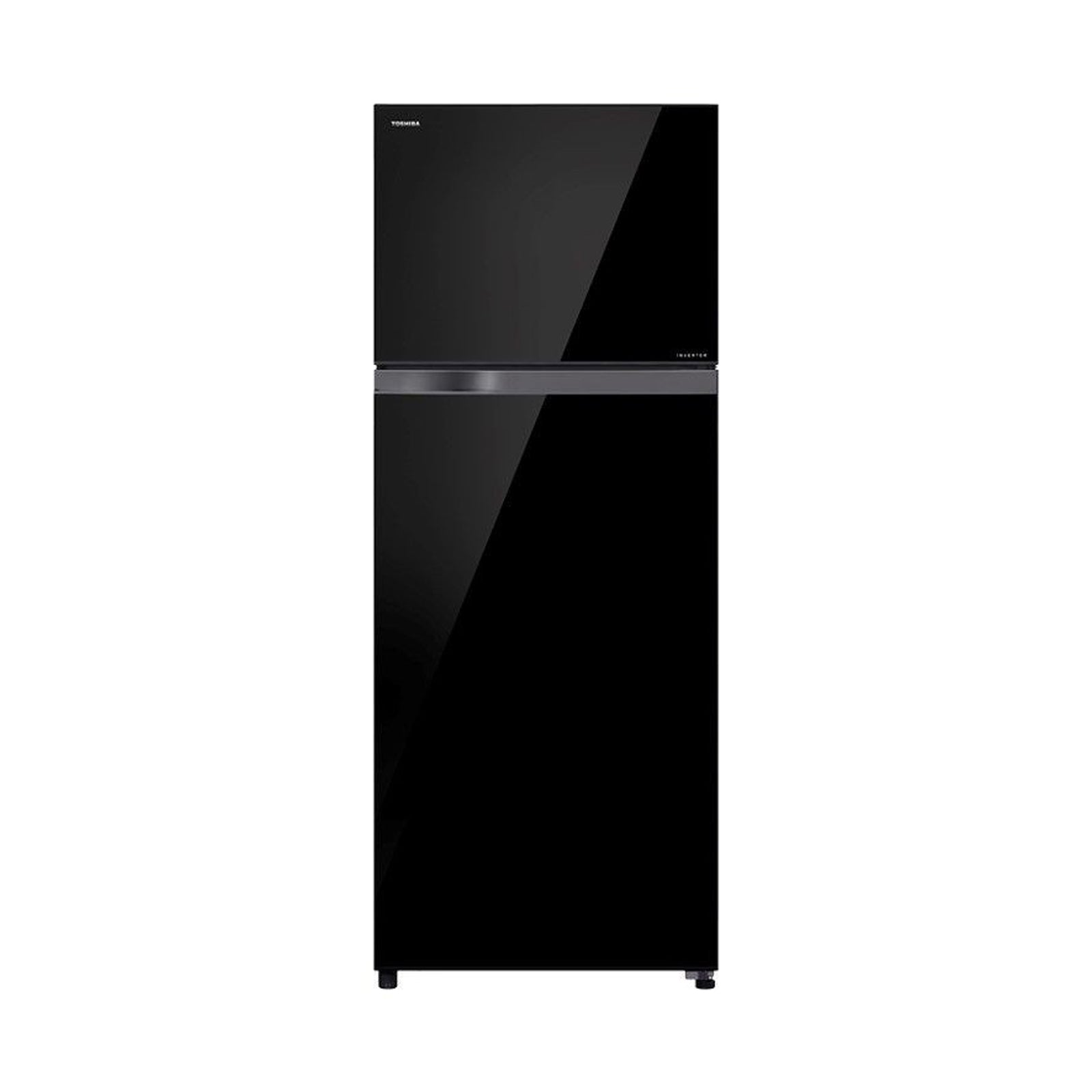 TOSHIBA 22CF Refrigerator 2 Doors Glass Black