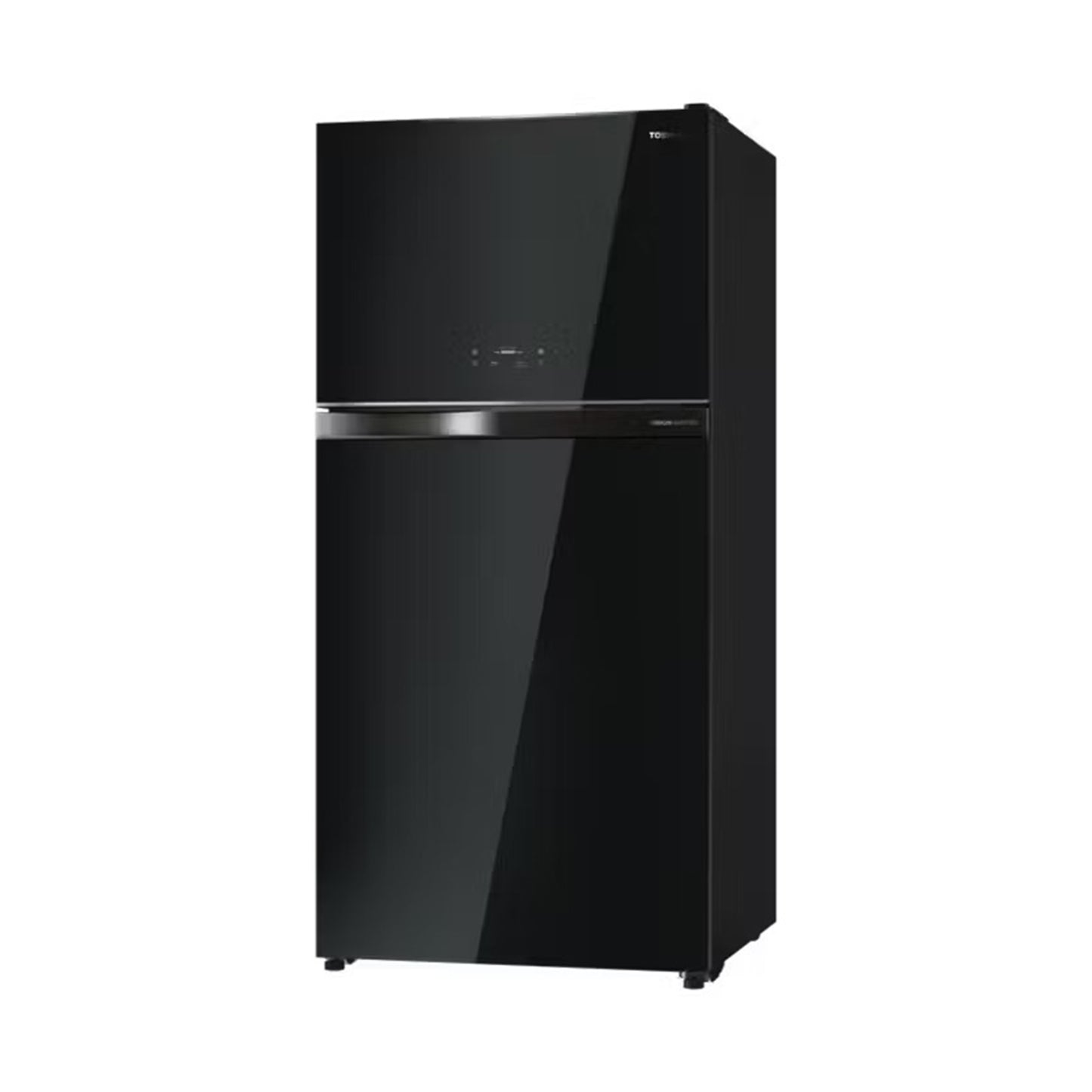 TOSHIBA 24 Cft Refrigerator 2 Doors Glass Black