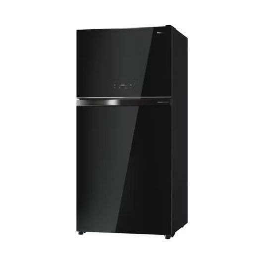 TOSHIBA 24 Cft Refrigerator 2 Doors Glass Black