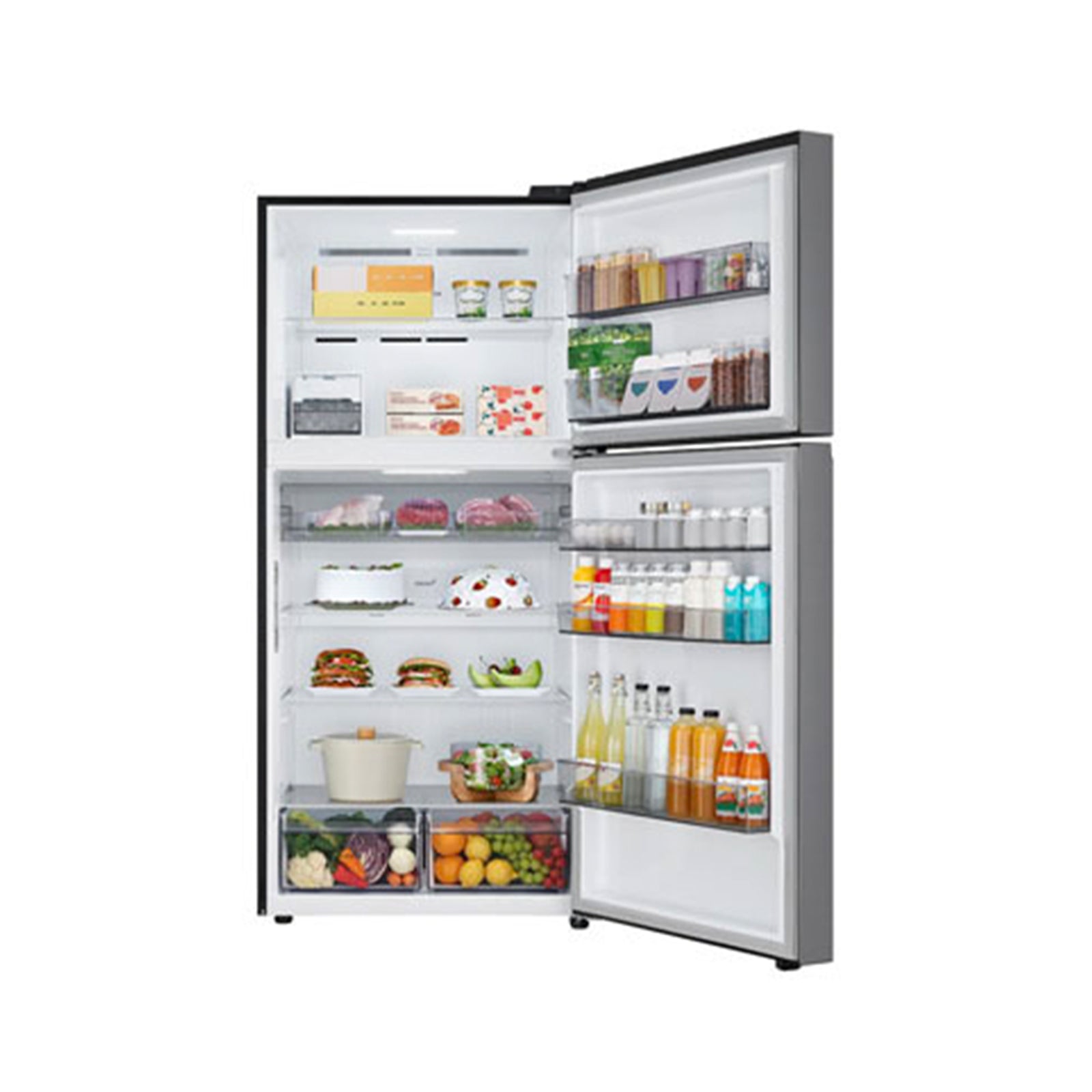LG Refrigerator Top Mount 29 CF Inverter Stainless Steel