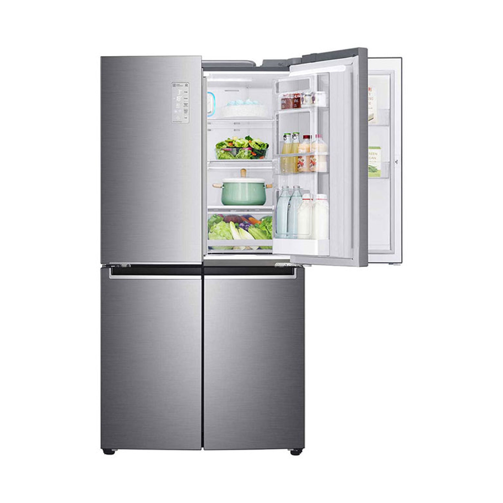 LG 26CF Refrigerator 4 Doors, Door In Door Stainless Steel