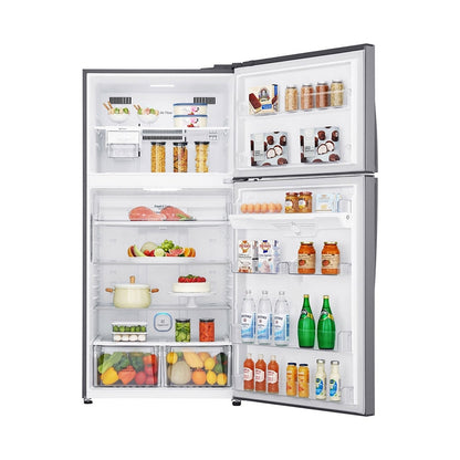 LG 29 Cft Refrigerator 2 Doors Inverter Silver