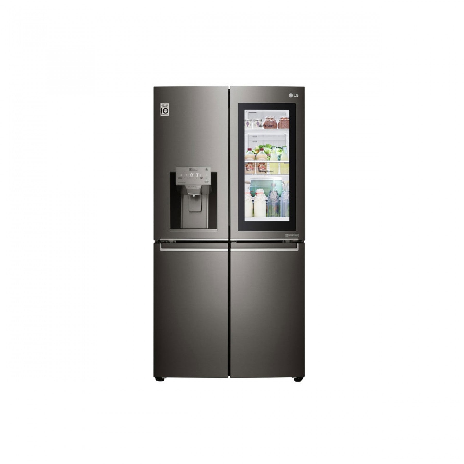 LG 31CF Refrigerator 4 Doors  Instaview Door In Door Inox