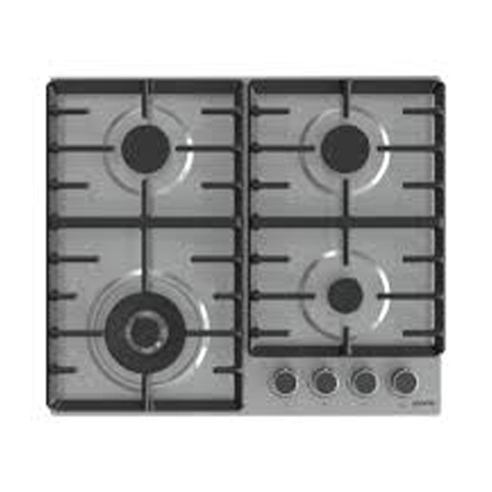 GORENJE Hob 60 cm 4 Gas Burners Cast Iron Safety Inox