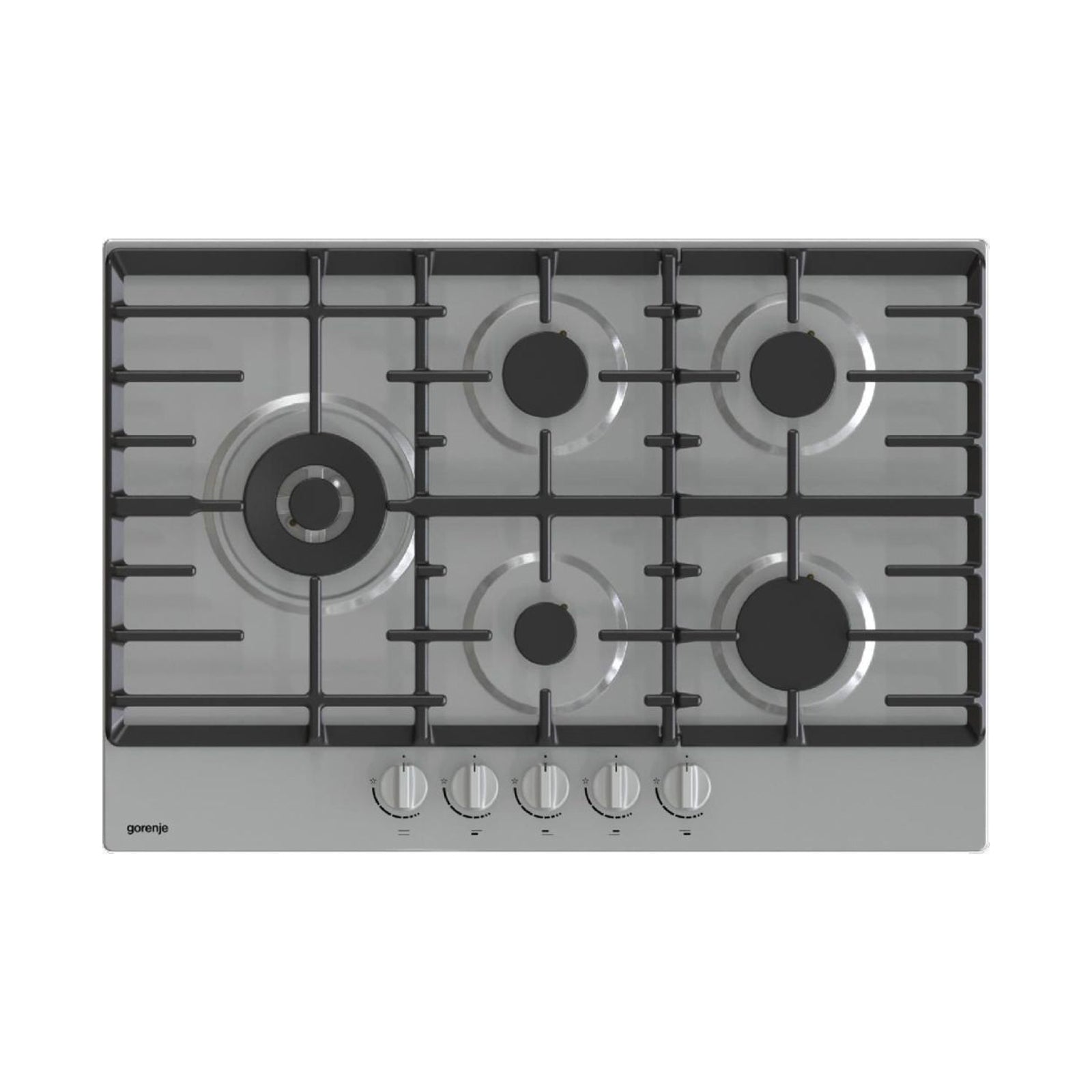 GORENJE Hob 75 Cm 5 Gas Burners Inox