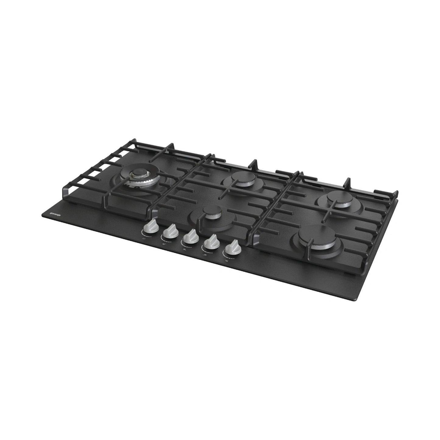 GORENJE Hob 90 Cm 5 Gas Burners Safety Cast Iron Black