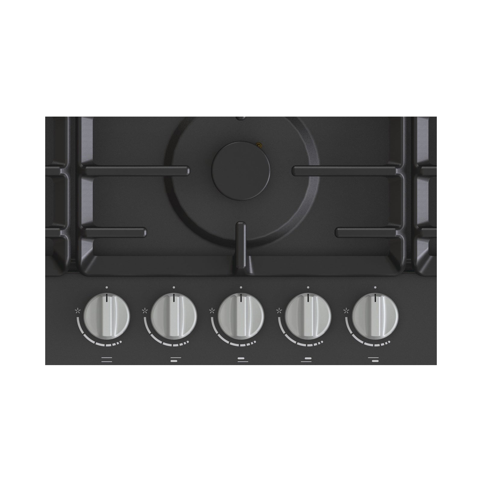 GORENJE Hob 90 Cm 5 Gas Burners Safety Cast Iron Black