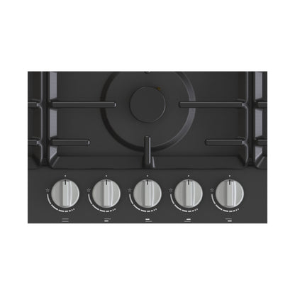 GORENJE Hob 90 Cm 5 Gas Burners Safety Cast Iron Black