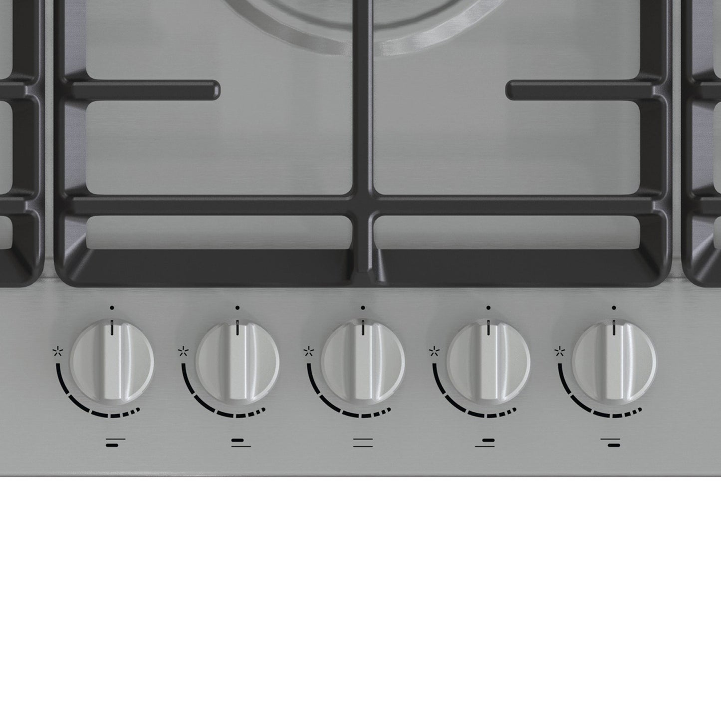 GORENJE Hob 90 cm 5 Gas Burners Safety Cast Iron Inox