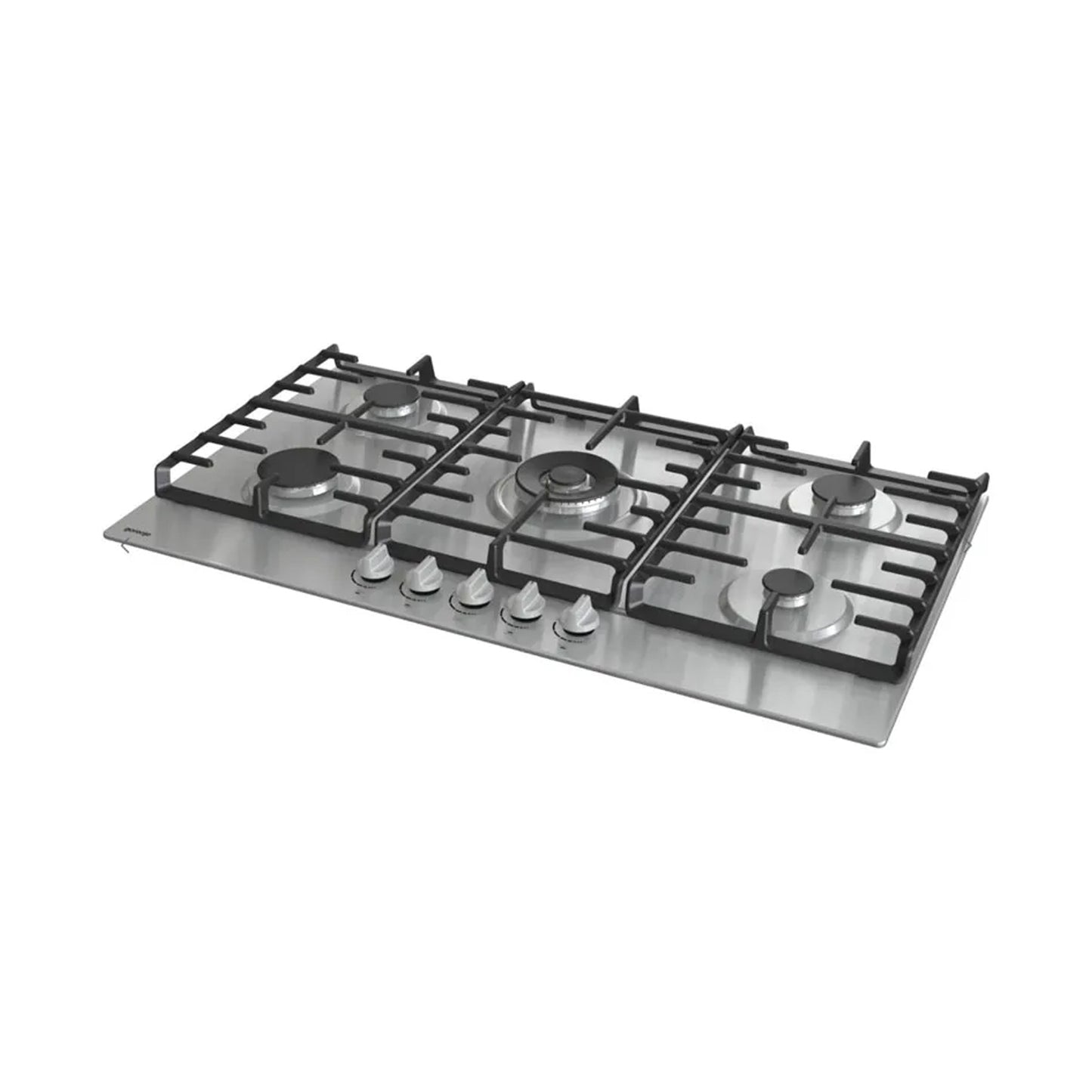 GORENJE Hob 90 cm 5 Gas Burners Safety Cast Iron Inox