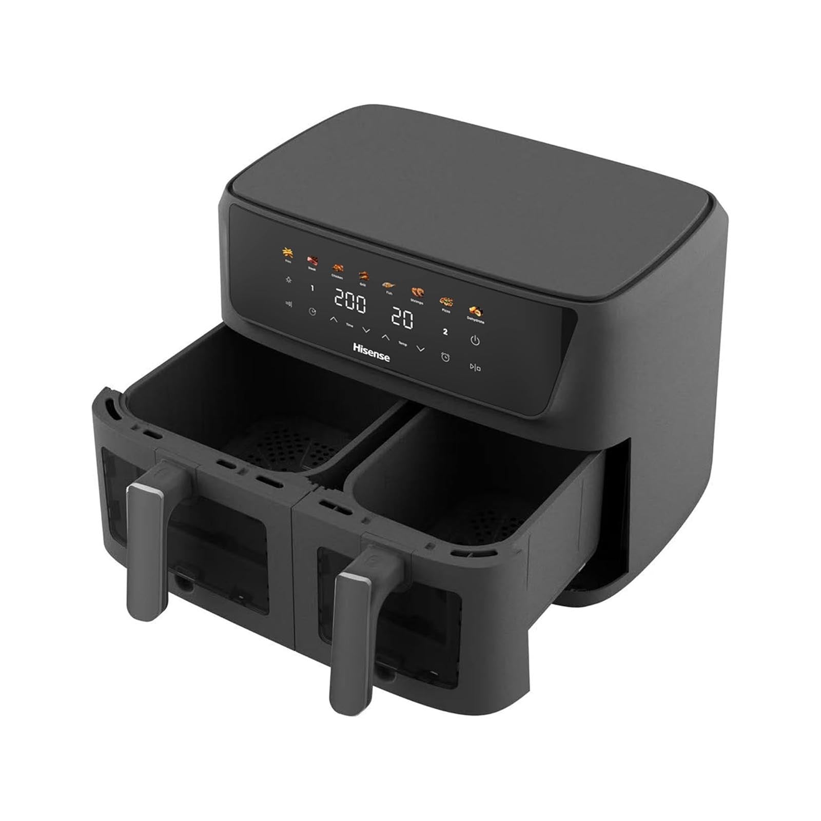 Hisense Air Fryer 2700w Dual Zone 6.5L + 4.5L