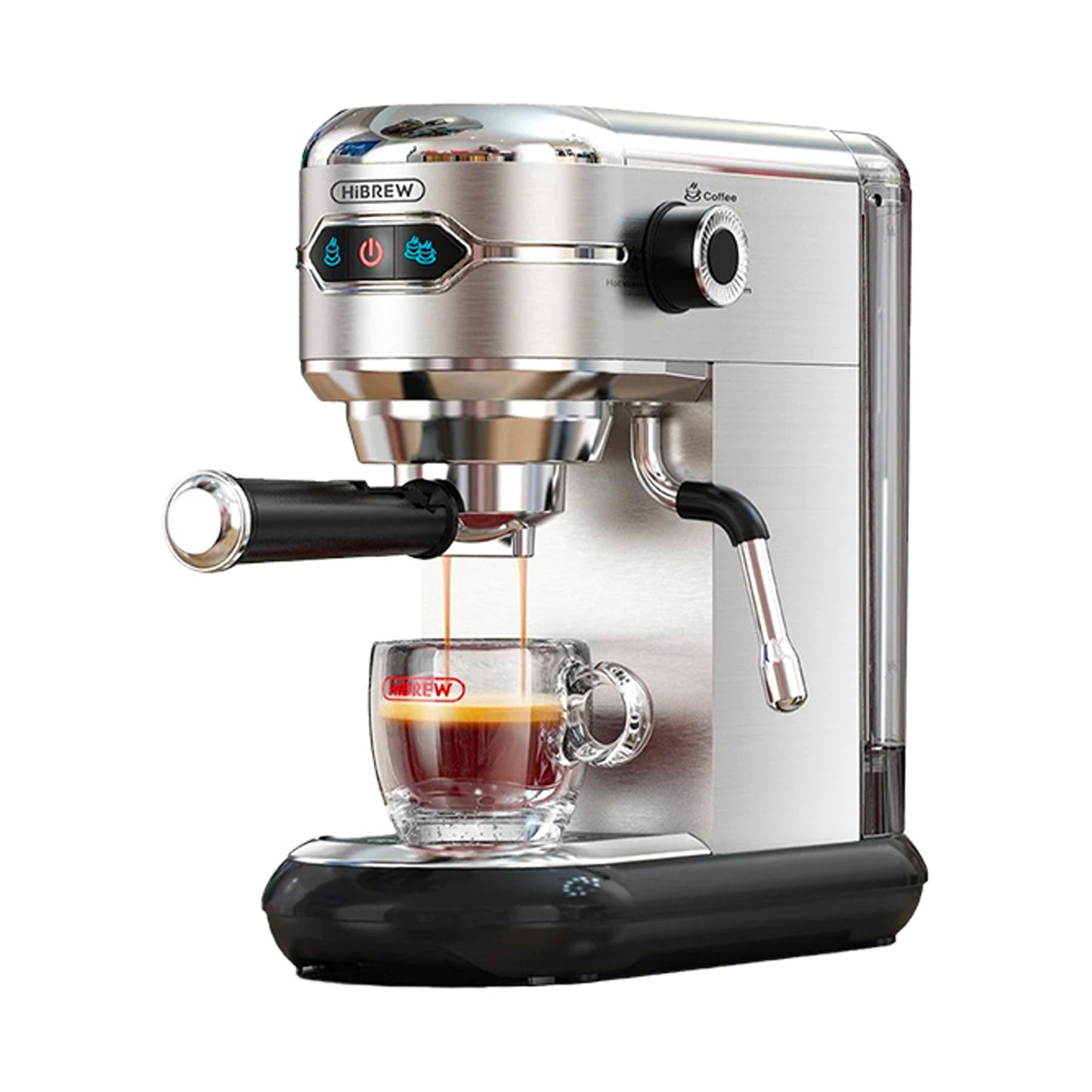 Hi-Brew Semi Automatic Espresso Machine 1450W 1.1L 19Bar