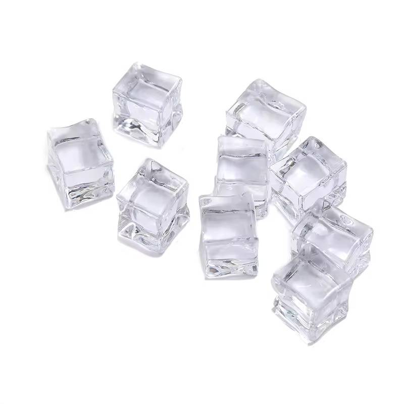 Highly Transparent Simulate Ice Cubes (8PCS)