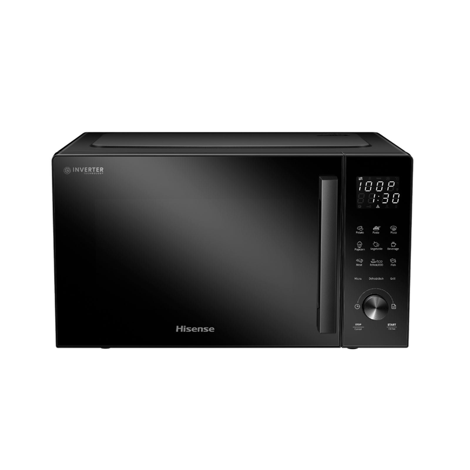 Hisense Microwave Oven Black 34L Grill Inverter 1000W