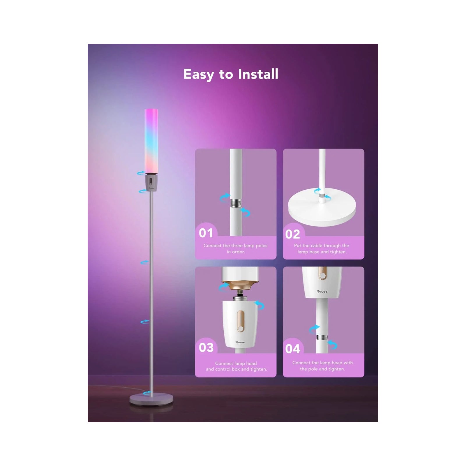 Govee Cylinder Floor Lamp