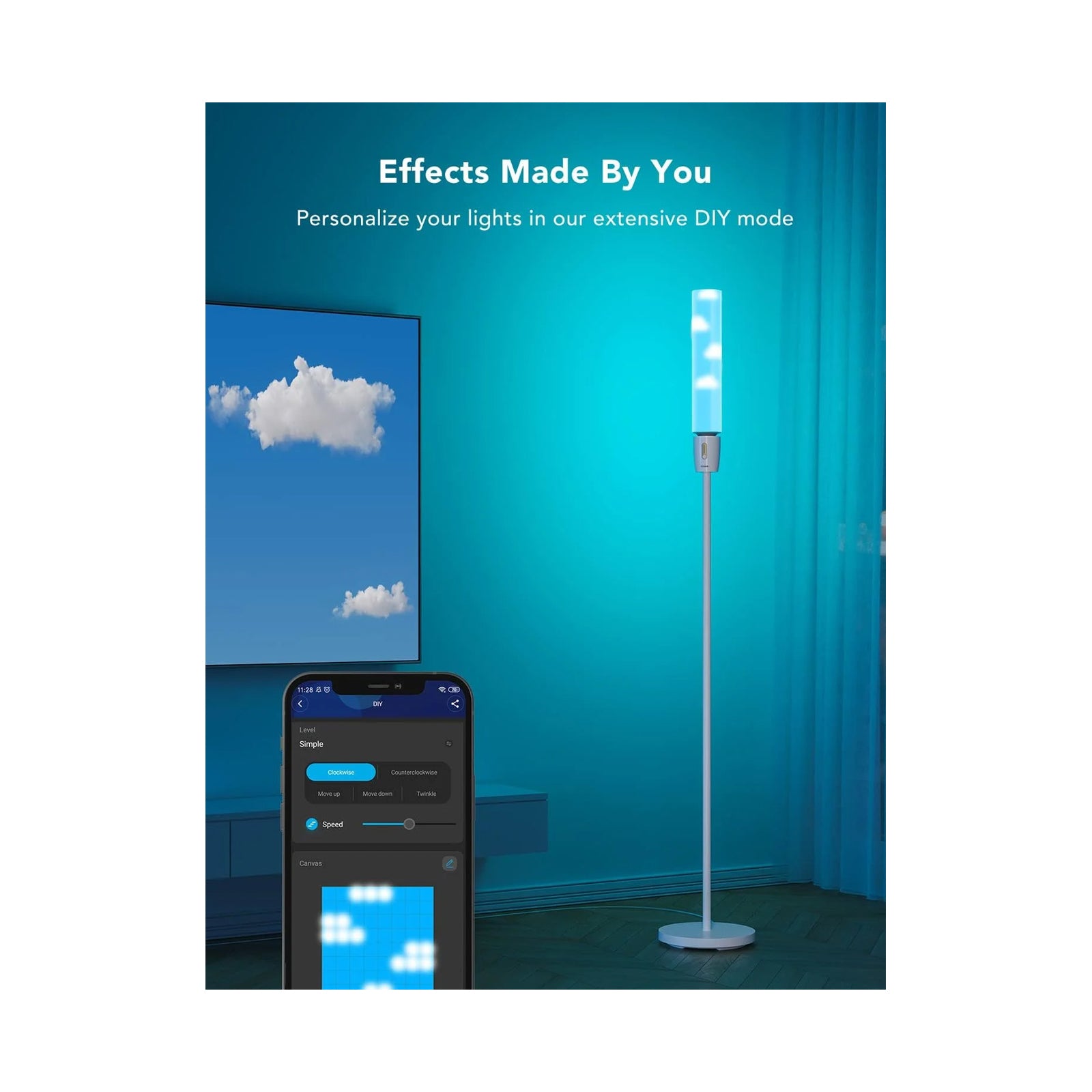 Govee Cylinder Floor Lamp