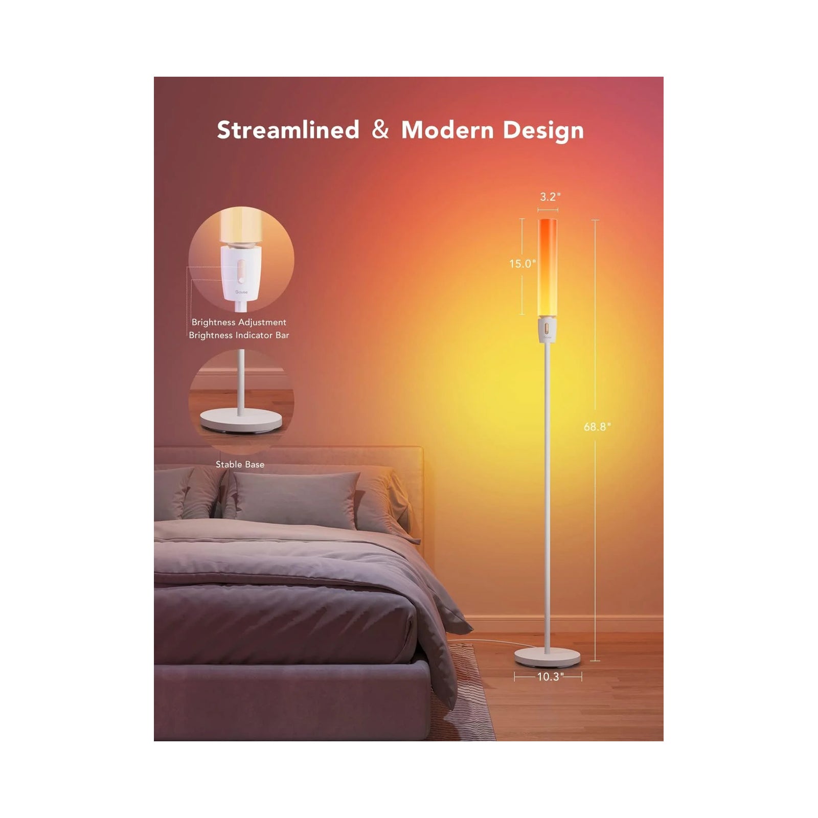 Govee Cylinder Floor Lamp