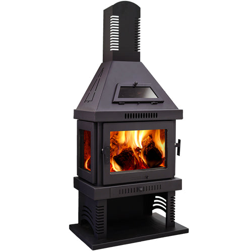 Merhi Wooden Heater Chimney 68Cmx131Cmx47Cm