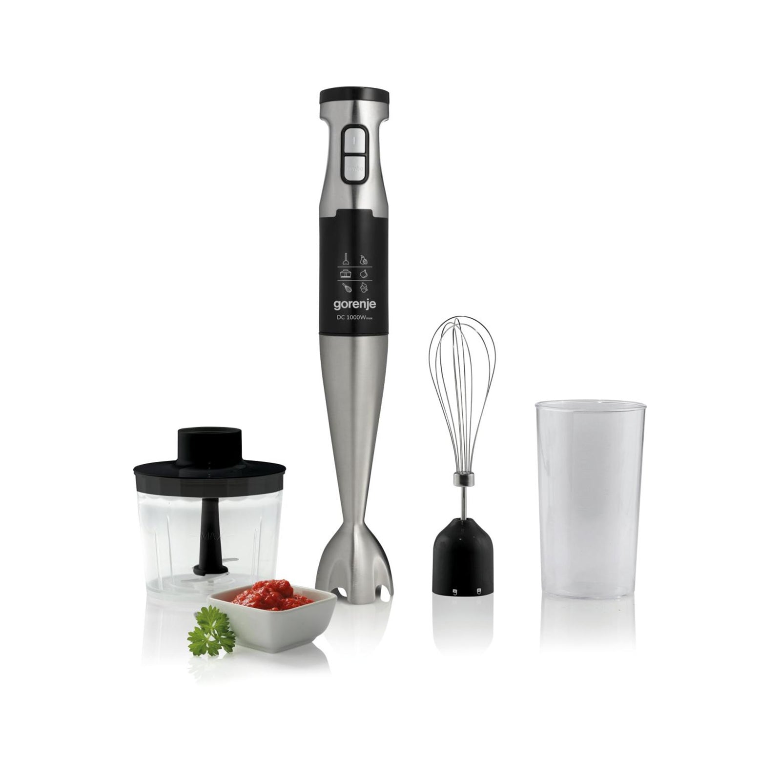 Gorenje Hand Blender Set 1000w Stainless Steel
