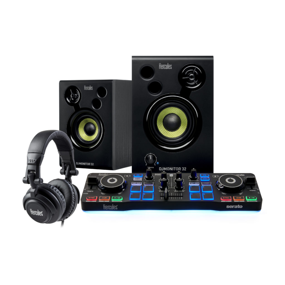 Hercules DJStarter Kit (DJControl Starlight + DJMonitor 32 + HDP DJ M40.2) HERCULES