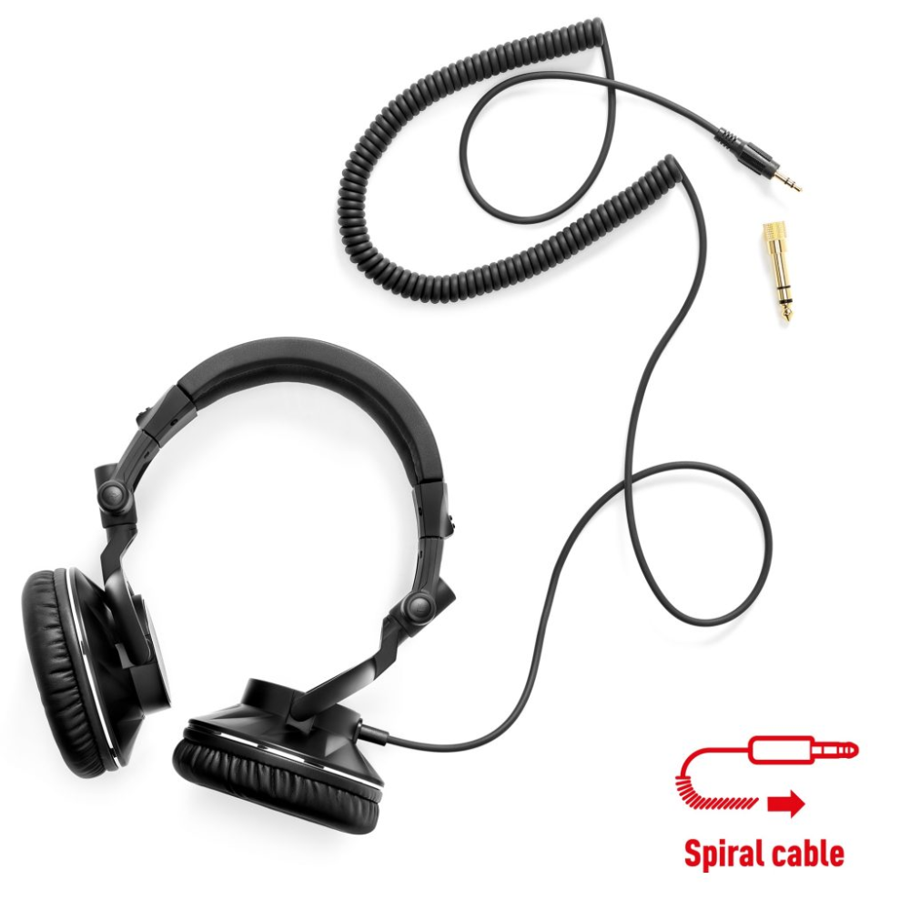 Hercules HDP DJ60 Closed-Back DJ Headphones HERCULES