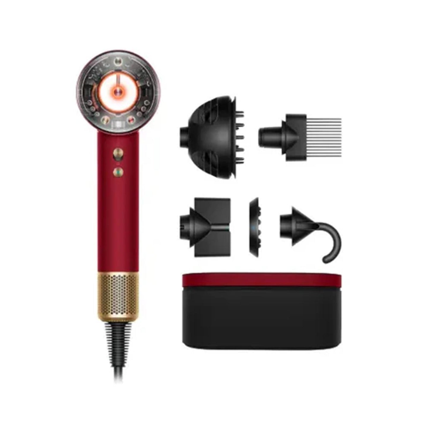 Dyson Hair DryerSupersonic Nural DryerCurly to Coily Red DYSON