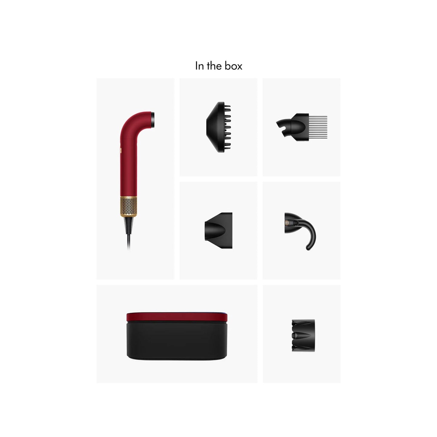 Dyson "Supersonic R Lightweight Dryer Curly to Coily RED DYSON