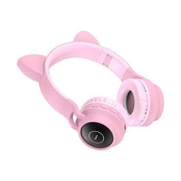 HOCO CAT EAR WIRELESS HEADPHONES PINK