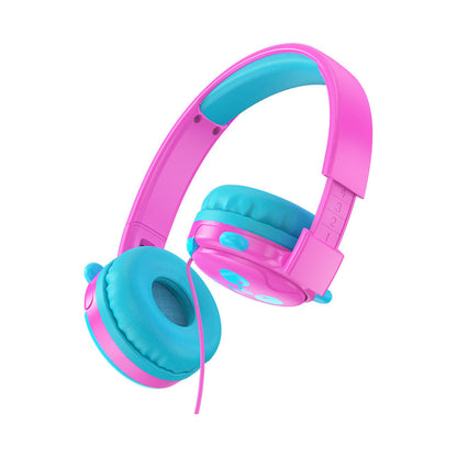 HOCO W31 Childrens Headphone - Rose red 85 decibels