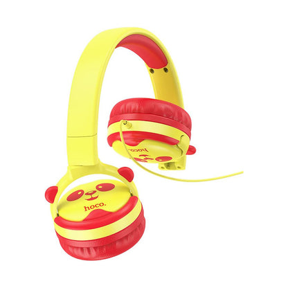 HOCO W31 Childrens Headphone - Yellow 85 decibels