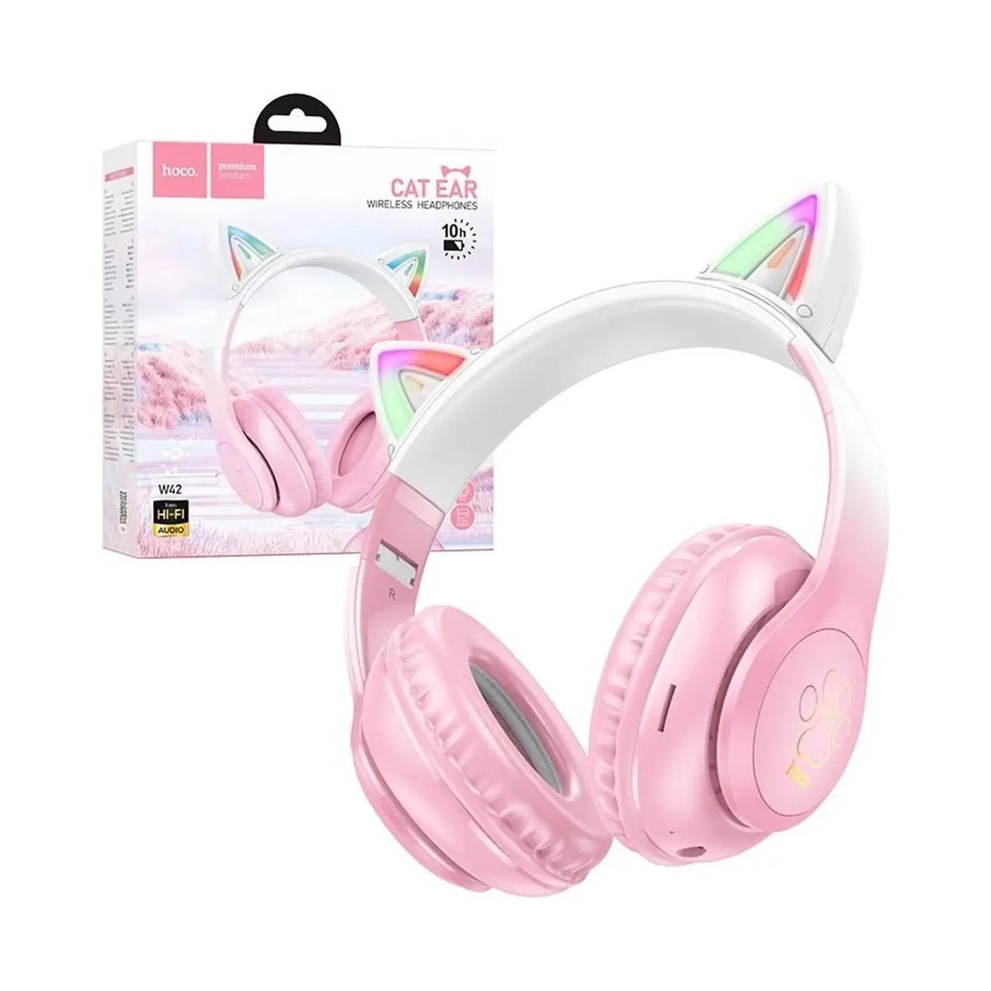 HOCO CAT WIRELESS HEADPHONES CHERRY BLOSSOM