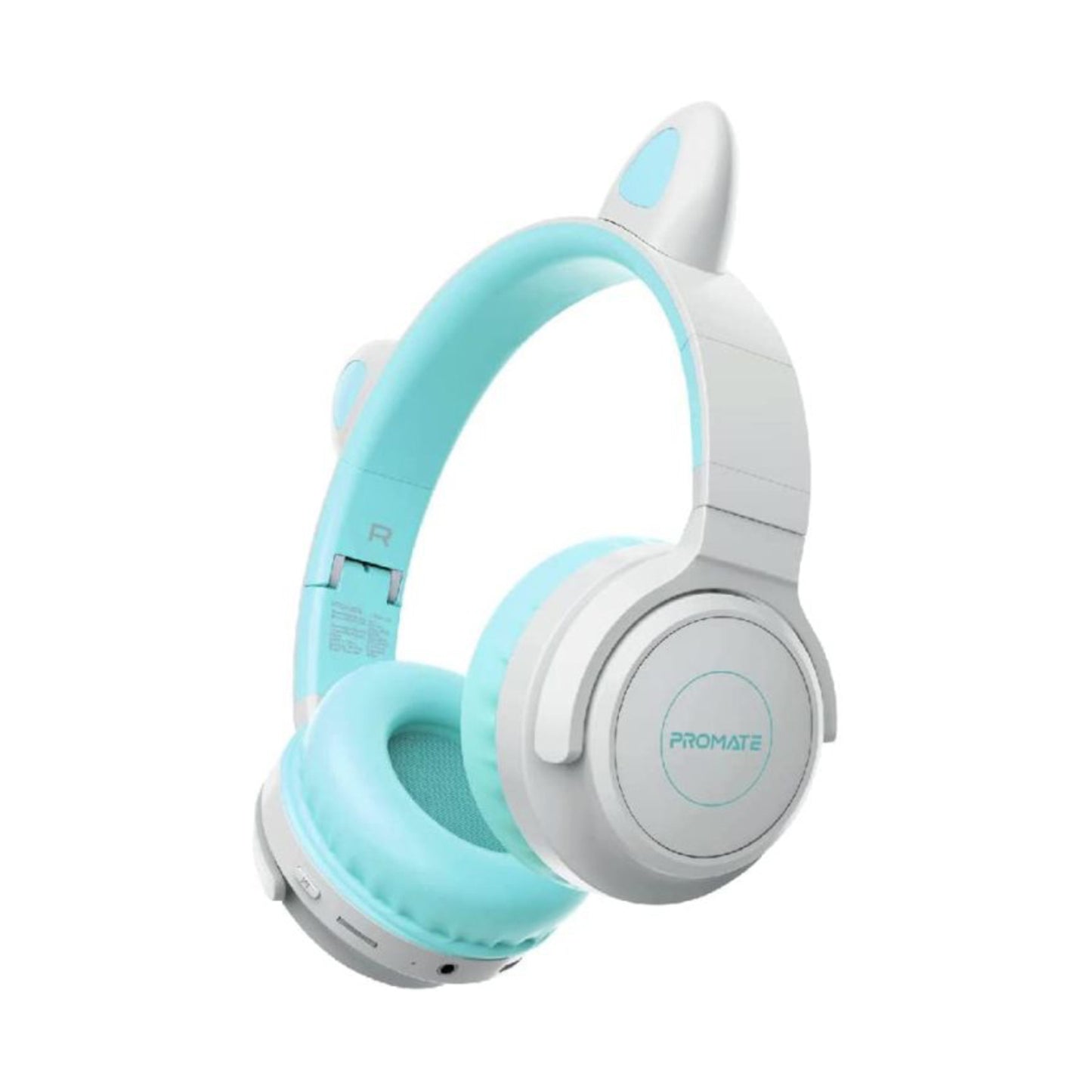 PROMATE KIDSAFE KAWAII STYLE WIRELESS KIDS HEADSET AQUA