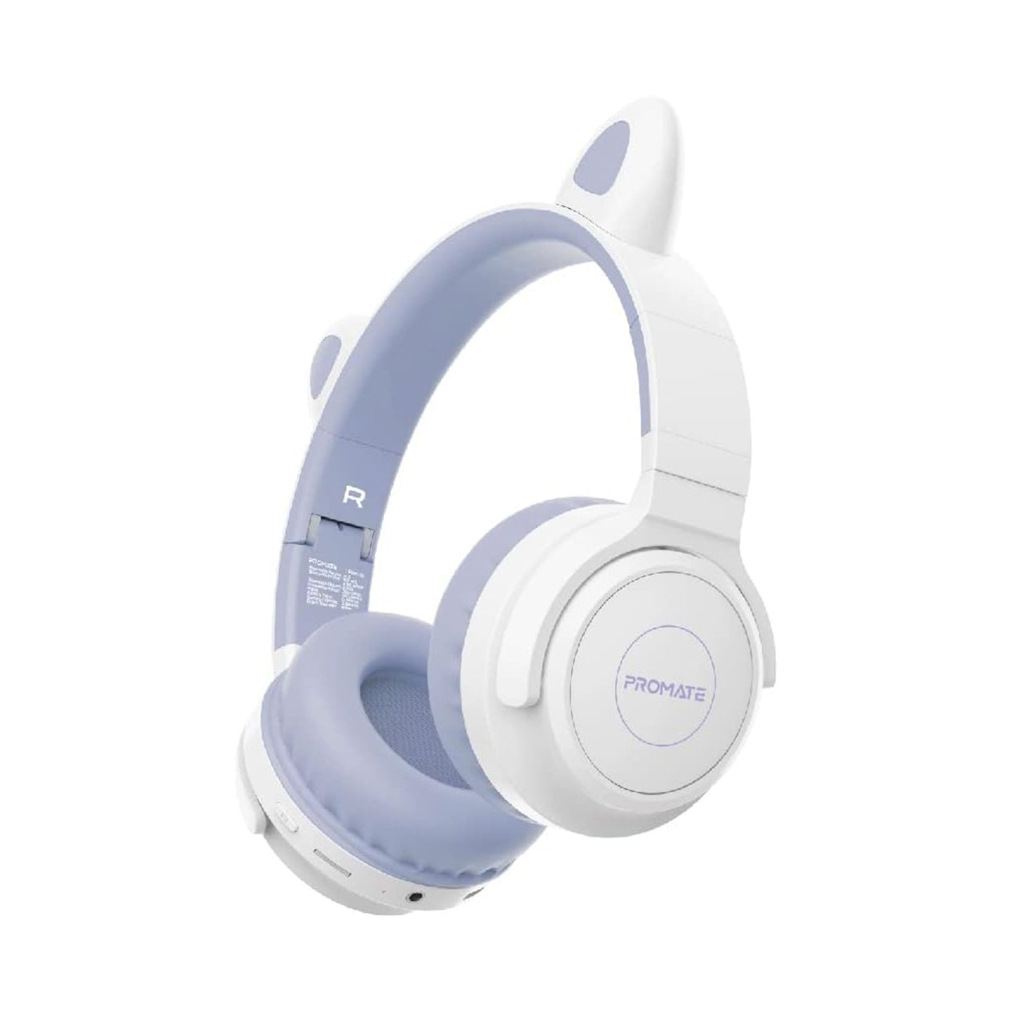 PROMATE KIDSAFE KAWAII STYLE WIRELESS KIDS HEADSET LILAC