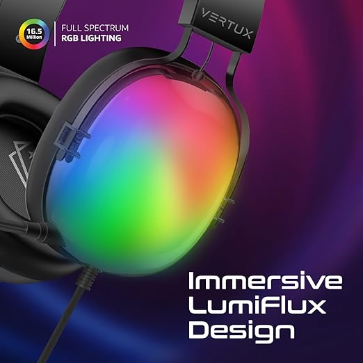 VERTUX  7.1 Stereo Sound Gaming Lumiflux™ Headset