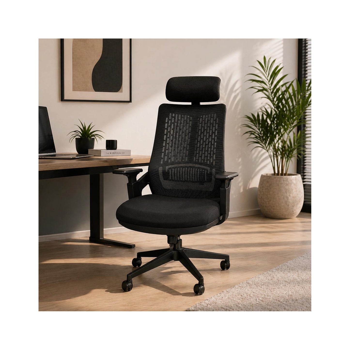 Hempi Black Office Chair For Stylish Office Setups CHN