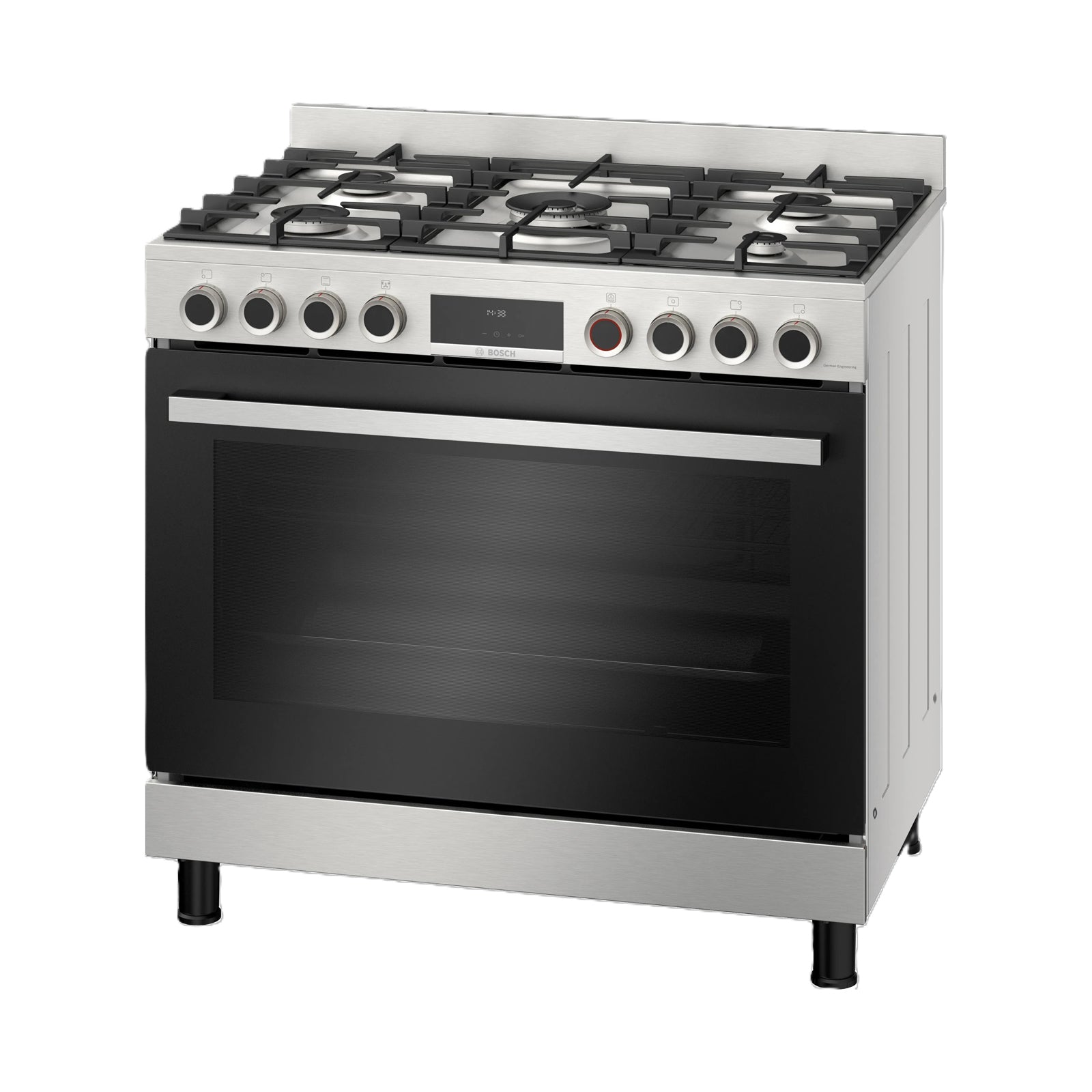 BOSCH Cooker 90 cm Wide Safety Convection Stainless Steel