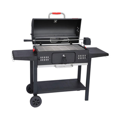 MERITCOOK Charcoal BBQ With Cover and Cooking pan