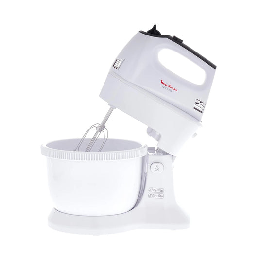 Moulinex Quick Mix Hand Mixer 3.5L Rotating Bowl 300W