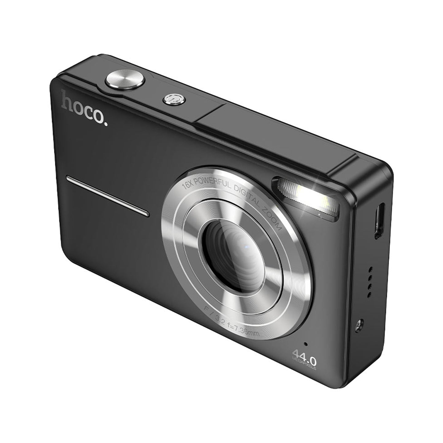 HOCO Digital Camera,FullHD,44MP,2.4 inches,16x Zoom,Black