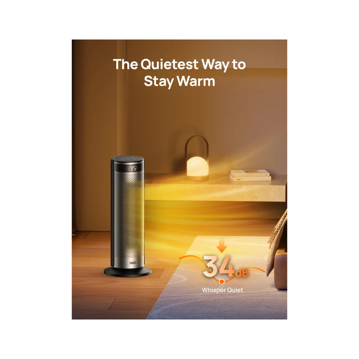 Dreo Solaris 628 Sliver 2000w Ceramic Heater