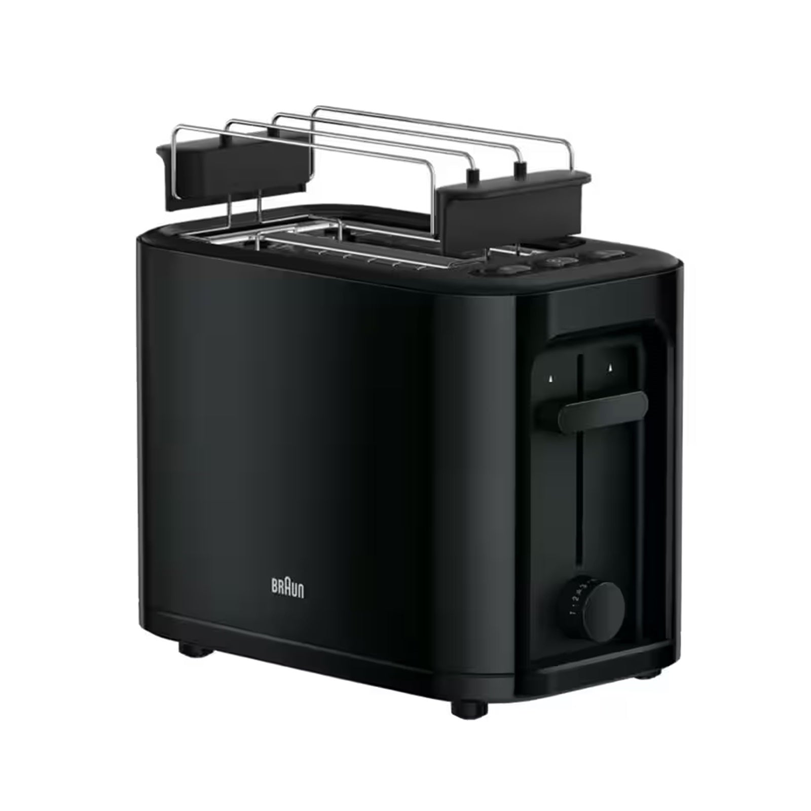Braun Toaster 1000w 2 Slices Black BRAUN
