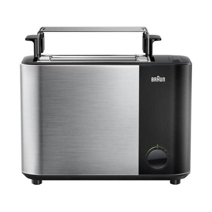 Braun Toaster 2 Slices 1000w Silver