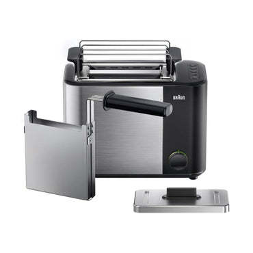Braun Toaster 2 Slices 1000w Silver