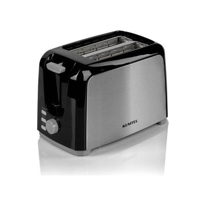 Kumtel 2-Slice Toaster (750W, Stainless Steel)