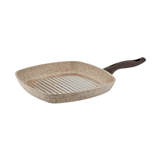 Falez 28x28cm Grill Pan (Granite Beige)