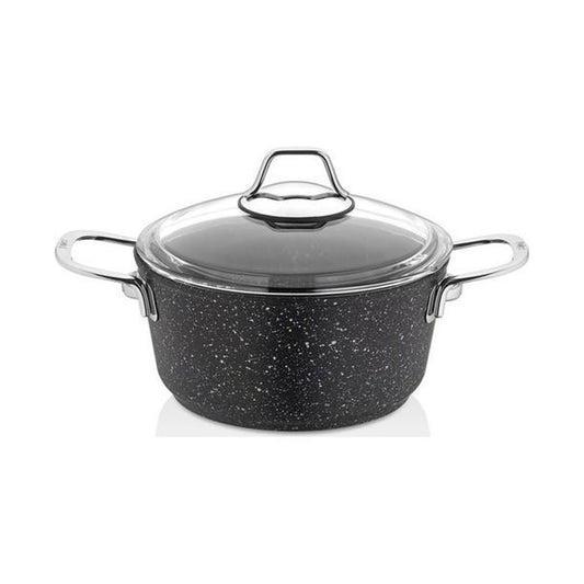 FALEZ GRANITEC 26 CM SHALLOW CASSEROL BLACK LINE